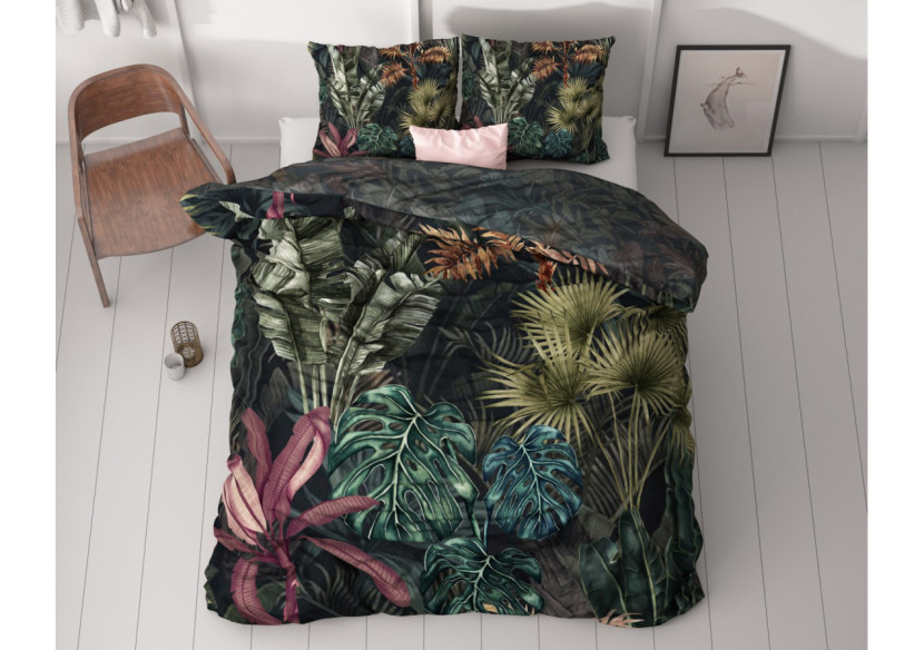 Housse de couette Violeta Groen - Satin 240 x 200/220 cm - 17019195 - Royal Textile