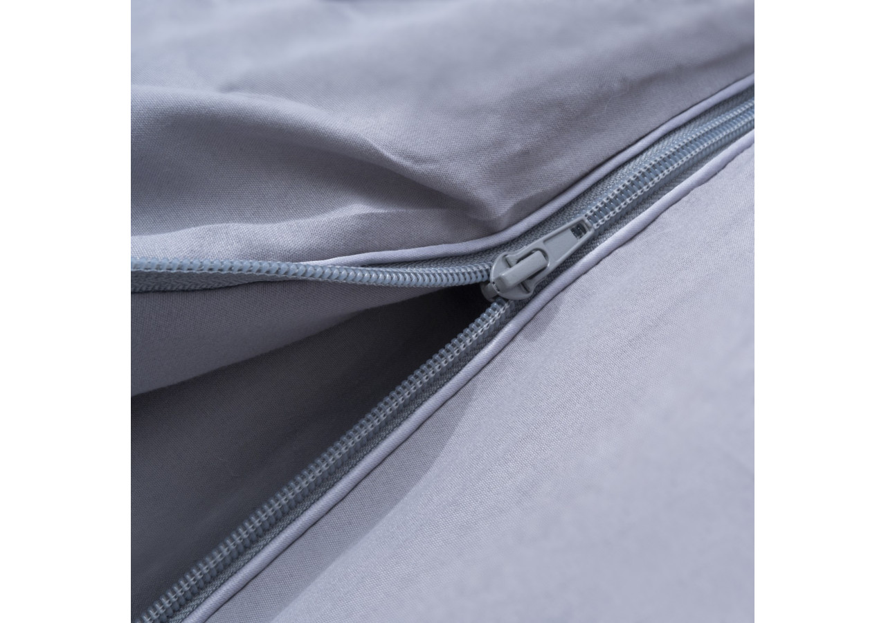 Couette Partenaire Grise - 240 x 220 cm avec housse intégrée - 17020275 - Sleeptime