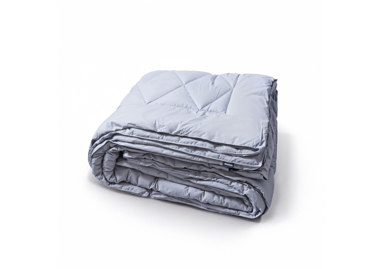 Couette Partenaire Grise - 200 x 220 cm avec housse intégrée - 17020274 - Sleeptime