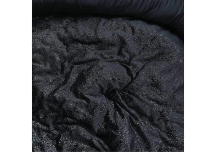 Housse de Couette Glamour Flanel - Noir 140 x 200/220 cm en Polyester - 17019079 - Sleeptime