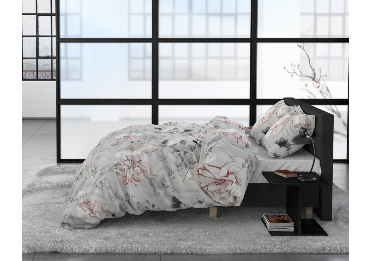 Housse de Couette Soraya Grise - 240 x 220 cm Luxueuse - 15023779 - Dreamhouse