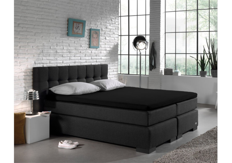 Housse de Matelas Splittopper Jersey - Noir 180 x 220 cm - 12011476 - Dreamhouse