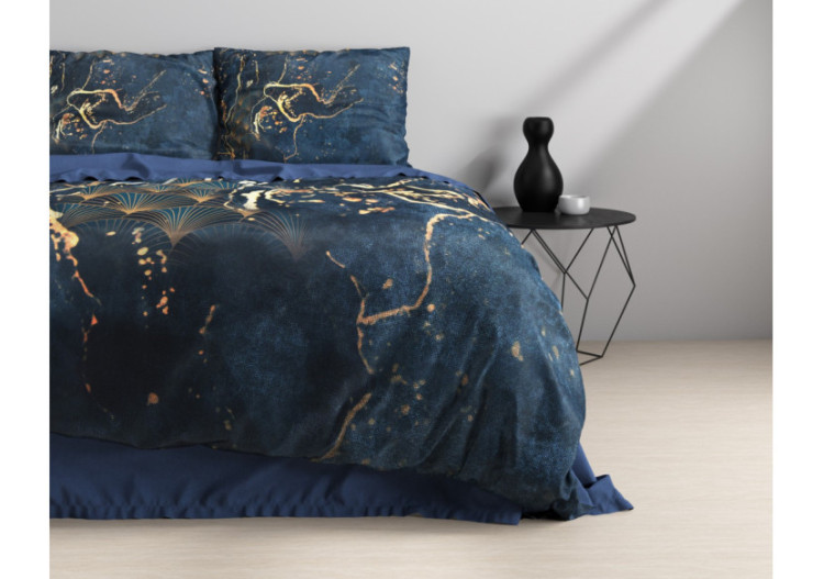 Housse de couette Souk Blauw - 200 x 220 cm en satin de coton - 17015849 - Sleeptime