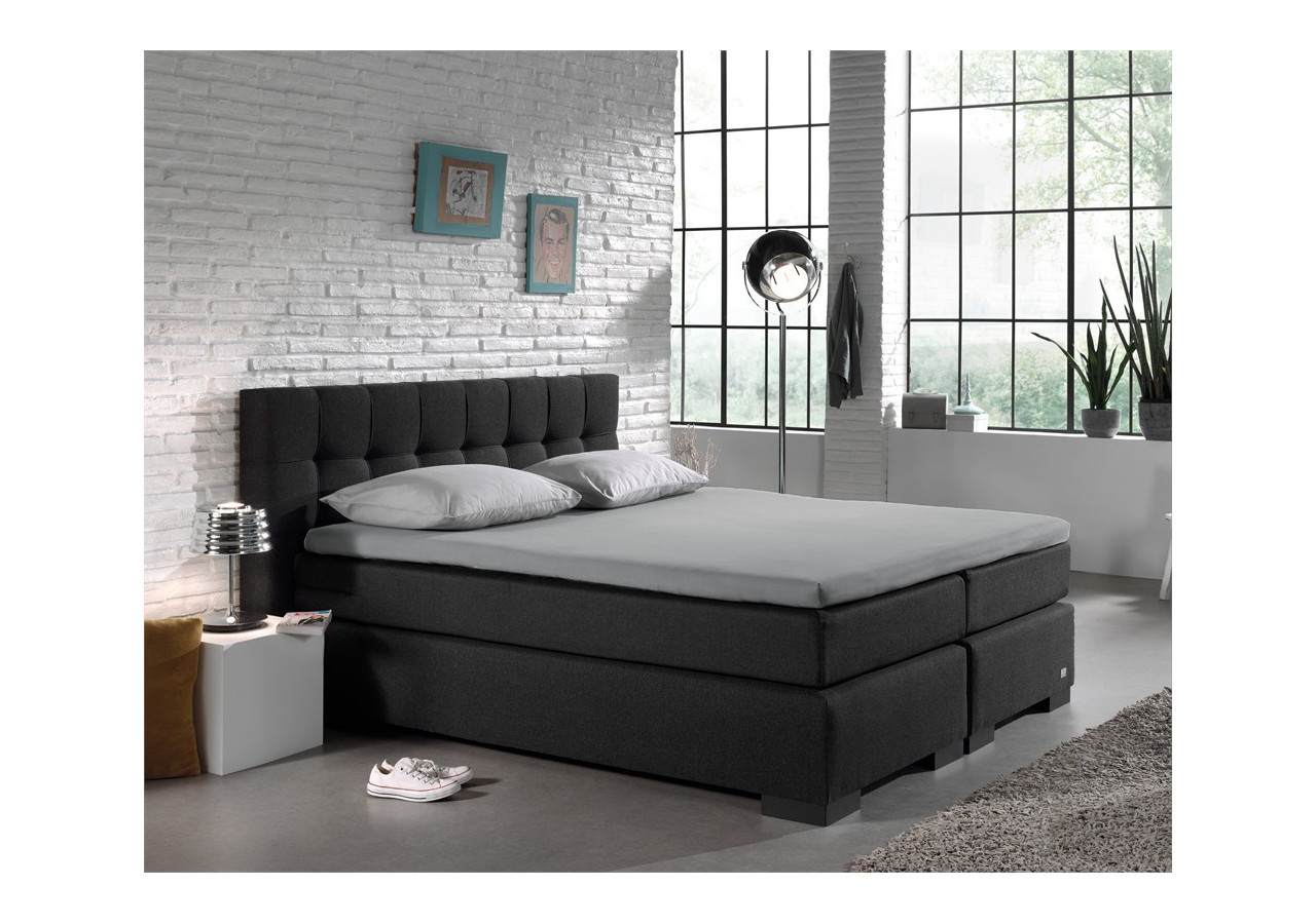 Housse de Matelas Splittopper Jersey - Gris 200 x 220 cm - 12011489 - Dreamhouse