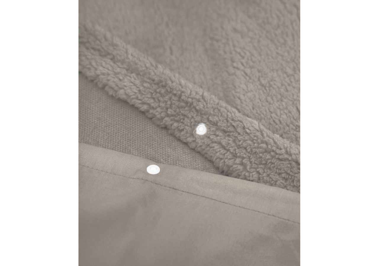 Housse de Couette Teddy - Kaki 200 x 220 cm - 17019179 - Sleeptime