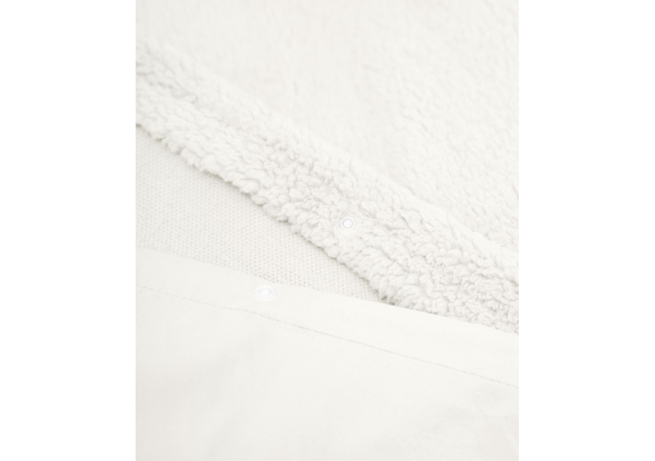 Housse de Couette Teddy Blanche - 140 x 220 cm, Douceur et Chaleur - 17015566 - Sleeptime