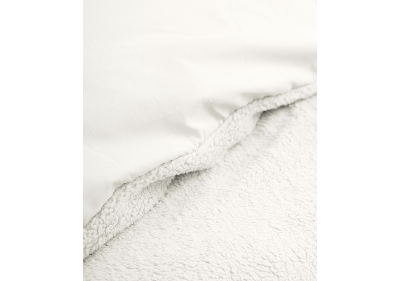 Housse de Couette Teddy Wit - 240 x 220 cm en Teddystof Douillet - 17015568 - Sleeptime