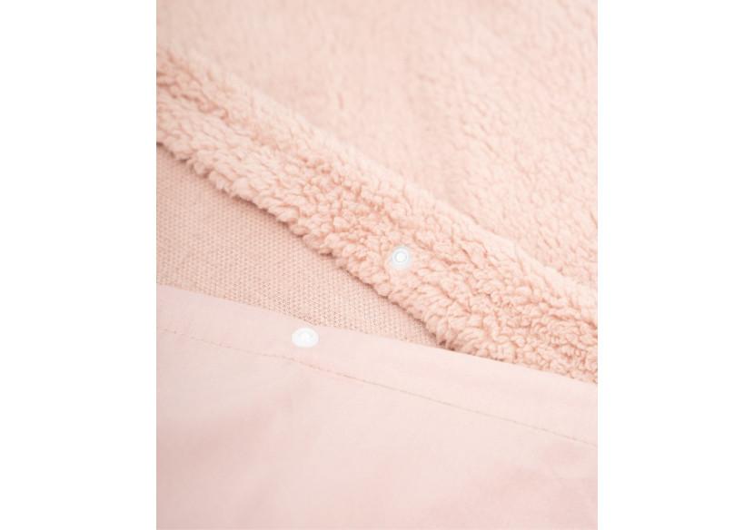 Housse de Couette Teddy Rose - 240 x 220 cm en Teddystof Doux et Chaleureux - 17015583 - Sleeptime