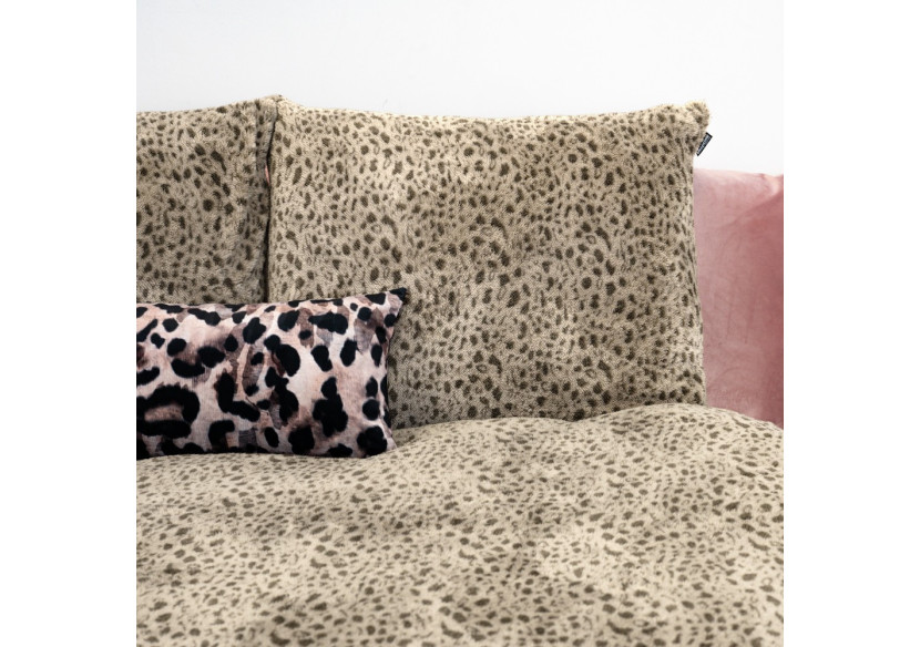 Housse de Couette Teddy Tiger Taupe - 140 x 200/220 cm, Imprimé Tigré - 17019153 - Sleeptime