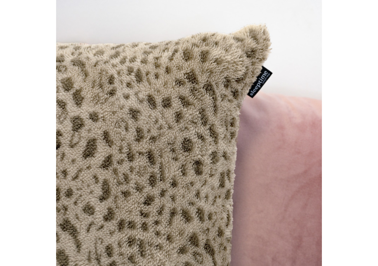 Housse de Couette Teddy Tiger Taupe - 240 x 200/220 cm, Imprimé Tigré - 17019155 - Sleeptime