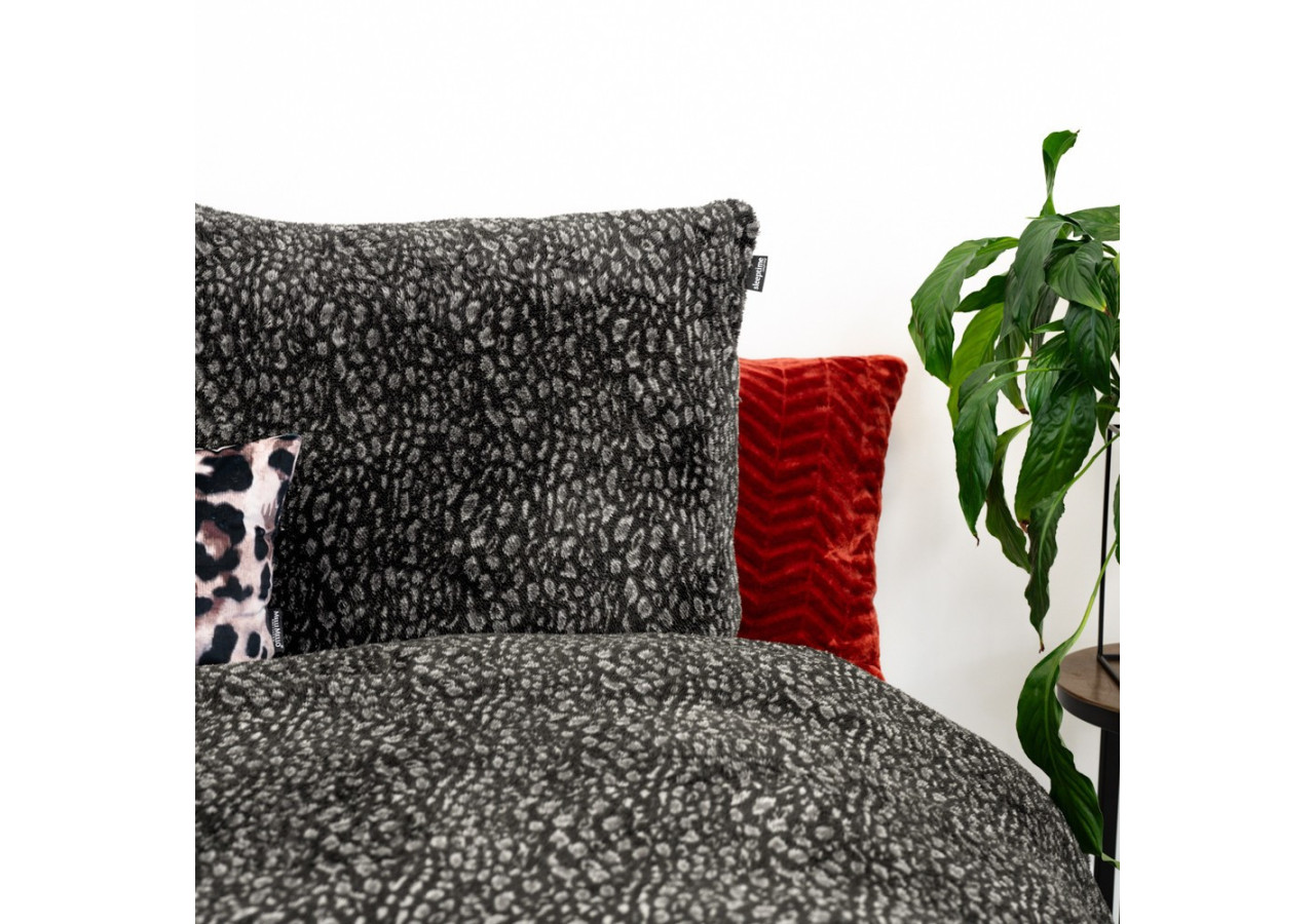 Housse de Couette Teddy Tigre Noir - 200 x 200/220 cm, Élégance Sauvage - 17019157 - Sleeptime