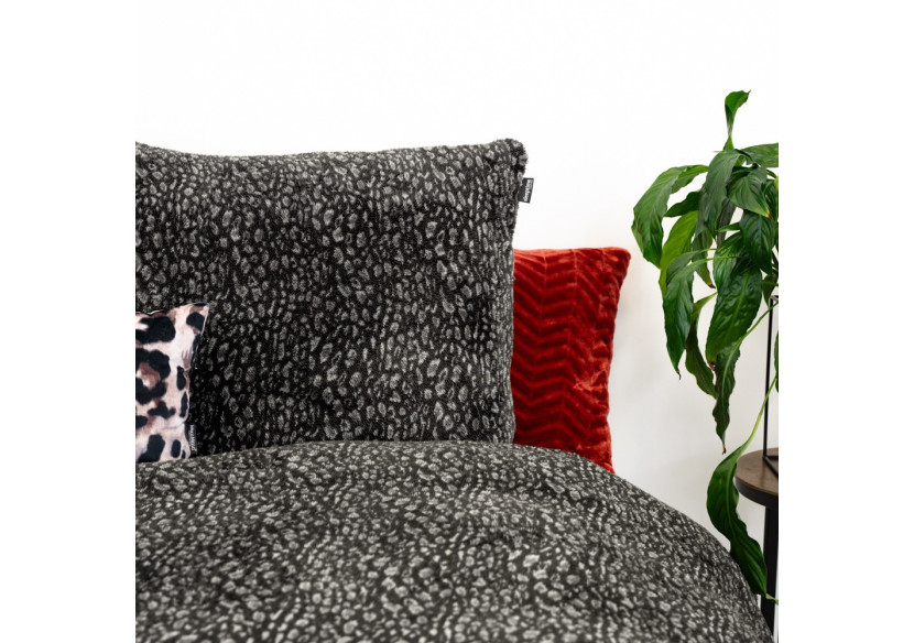 Housse de Couette Teddy Tigre Noir - 240 x 200/220 cm, Confort Luxueux - 17019158 - Sleeptime