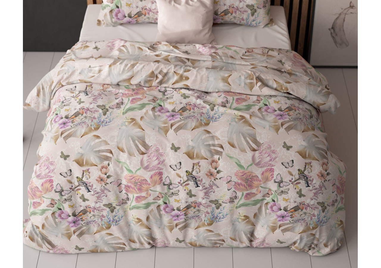 Housse de Couette Sierra Roze - 240 x 200/220 cm, Luxe et Confort - 17018370 - Sleeptime