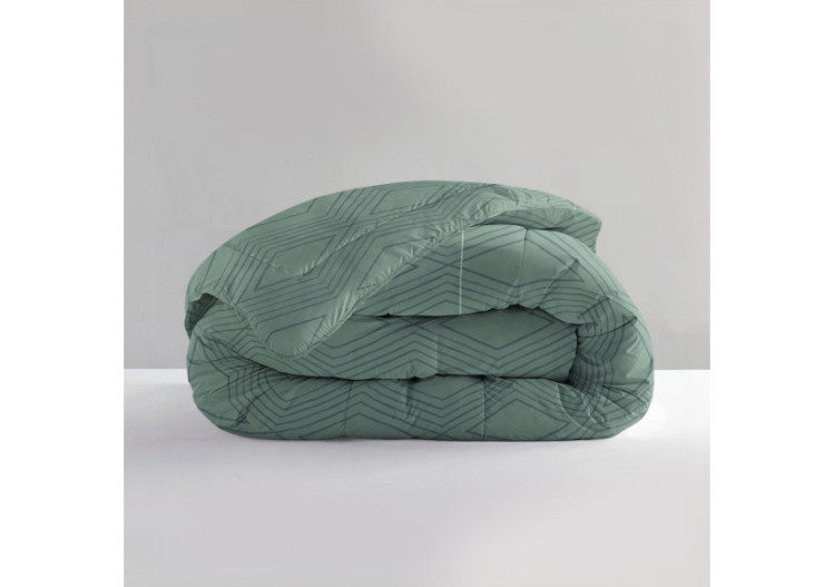 Couette tout-en-un Dorian - Vert 240 x 220 cm avec taies d'oreiller - 17019168 - Sleeptime