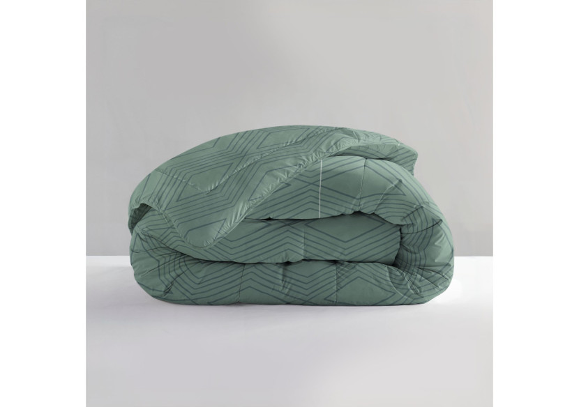 Couette tout-en-un Dorian - Vert 240 x 220 cm avec taies d'oreiller - 17019168 - Sleeptime