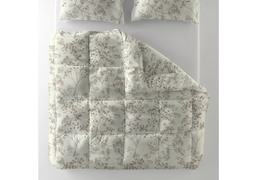 Couette tout-en-un Fir - Vert 240 x 220 cm avec taies d'oreiller - 17019174 - Sleeptime