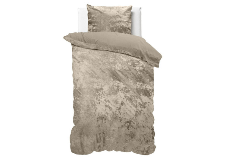 Housse de couette Crushed Velvet - 140 x 200/220 cm, luxe et confort - 17020142 - Dreamhouse