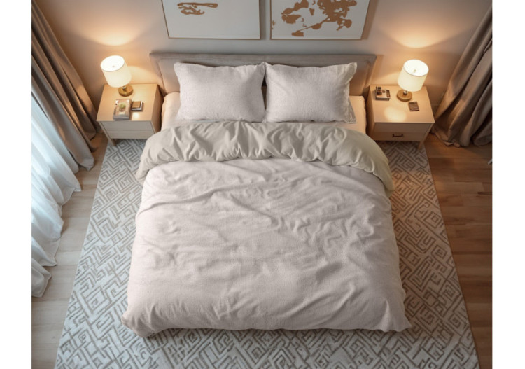 Housse de Couette Teddy Taupe - 200 x 200/220 cm, Luxe et Confort - 17020199 - Sleeptime