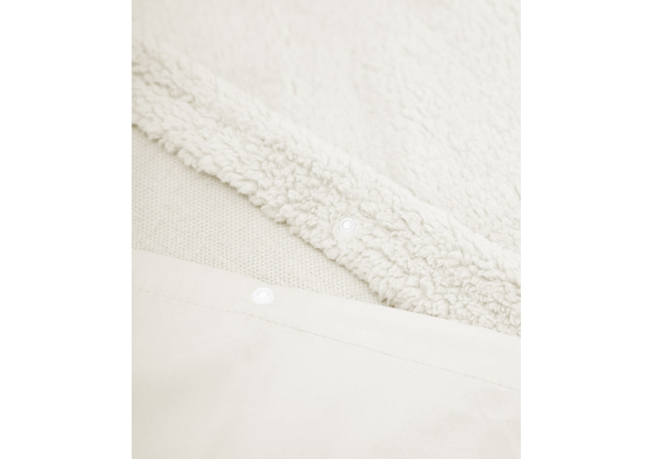Housse de Couette Teddy Beige - 100% Teddy et Coton, 140 x 200/220 cm - 17020201 - Sleeptime