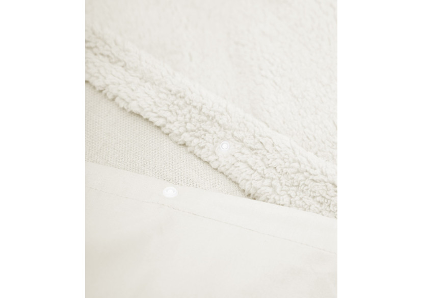 Housse de Couette Teddy Beige - 100% Teddy et Coton, 140 x 200/220 cm - 17020201 - Sleeptime