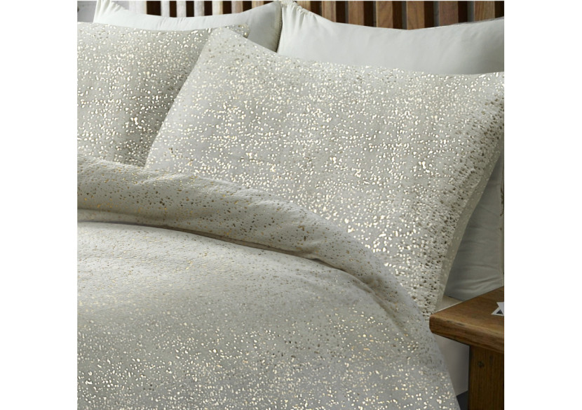 Housse de Couette Glamour Flanel - Crème 140 x 200/220 cm en Polyester - 17019060 - Sleeptime Housse de Couette Glamour Flanel - Crème 140 x 200/220 cm en Polyester - 17019060 - Sleeptime