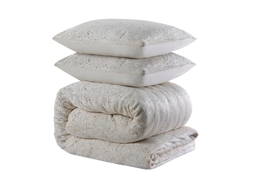 Housse de Couette Glamour Flanel - Crème 140 x 200/220 cm en Polyester - 17019060 - Sleeptime Housse de Couette Glamour Flanel - Crème 140 x 200/220 cm en Polyester - 17019060 - Sleeptime