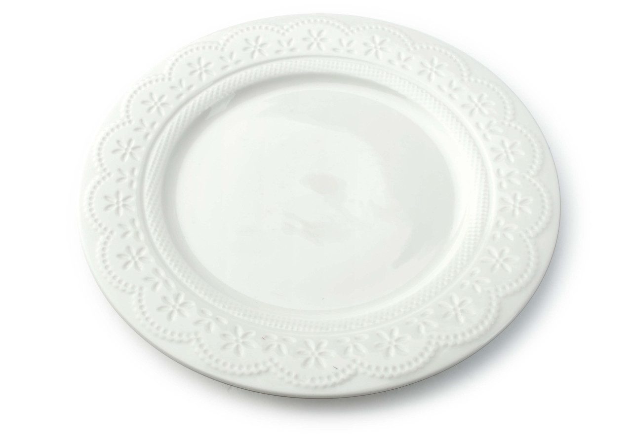 Assiette Plate KORONKA - Porcelaine 26cm - HTD6767-PROM - Affekdesign By Mondex