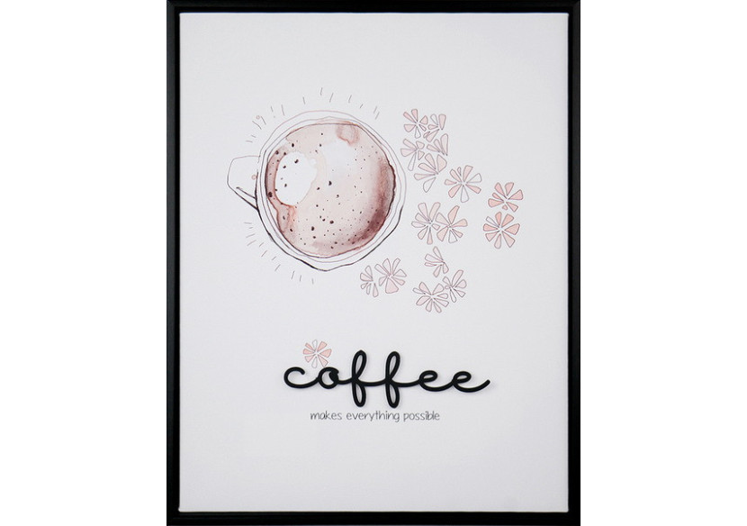 Tableau 3D avec cadre - 40x50cm - HTHA2429 - Mondex