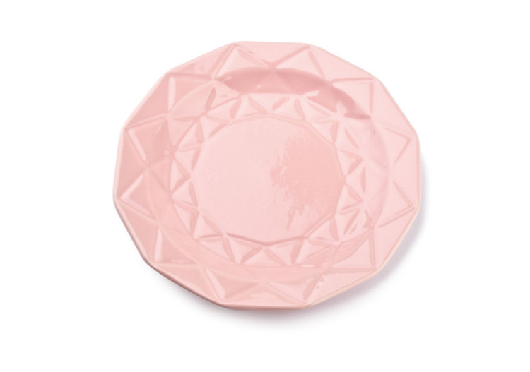 Assiette à dessert ADEL PINK - Céramique 19,5cm - HTPS2733-PROM - Affekdesign By Mondex