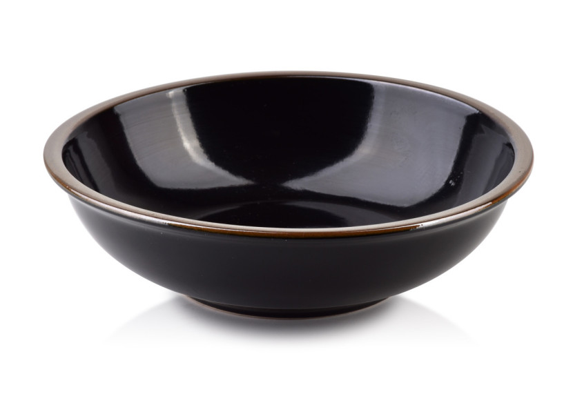 Miska CAL BLACK - Porcelaine 500ml, 18x18x5cm - HTPB4928-PROM - Affekdesign By Mondex Miska CAL BLACK - Porcelaine 500ml, 18x18x5cm - HTPB4928-PROM - Affekdesign By Mondex