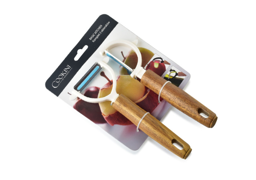 Ensemble de Cuisine BASIC KITCHEN - 2 éplucheurs COOKINI - HTXA1964-PROM - Cookini By Mondex