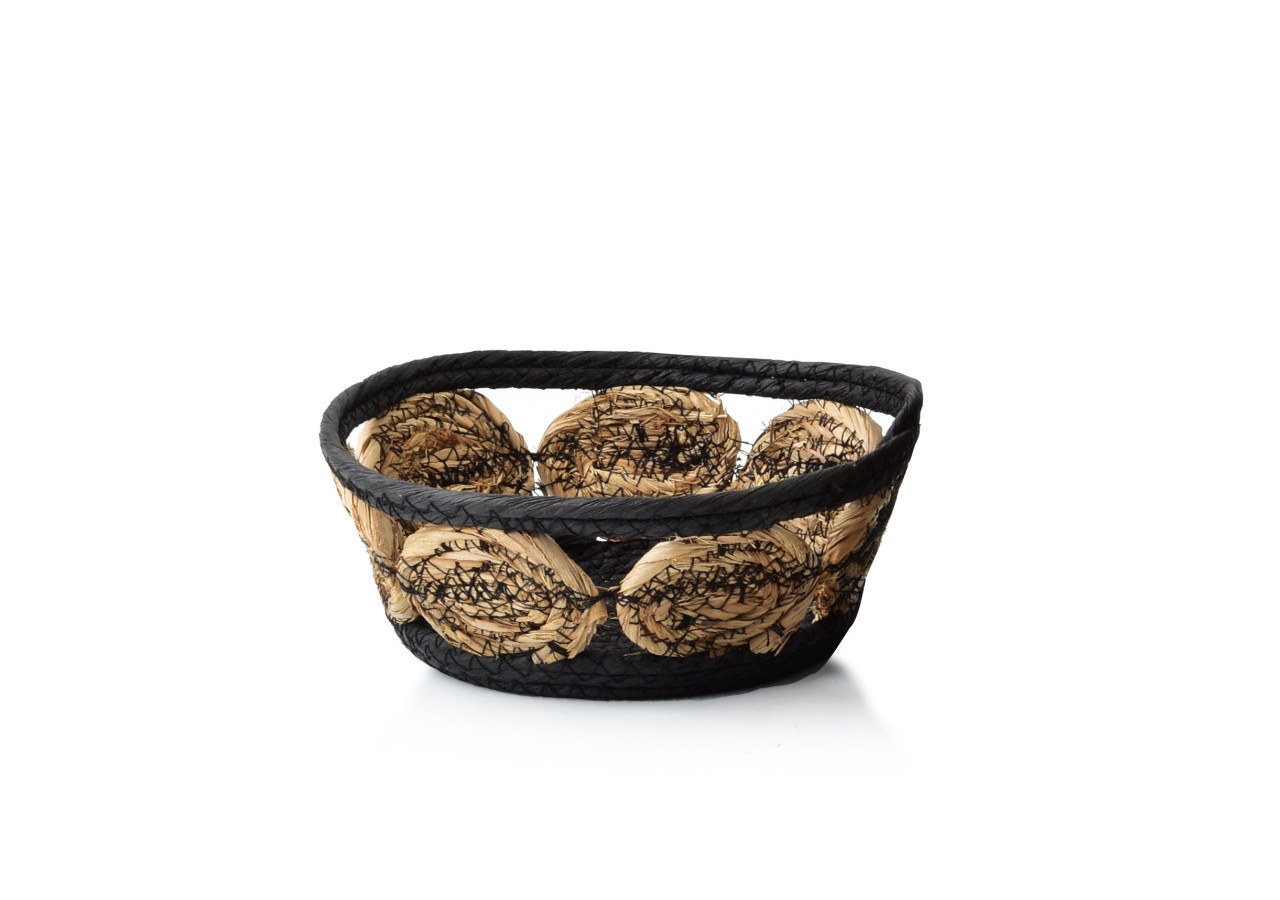 Panier BALI M - Herbe de mer naturel 21x9cm - HIWB3098-PROM - Mondex