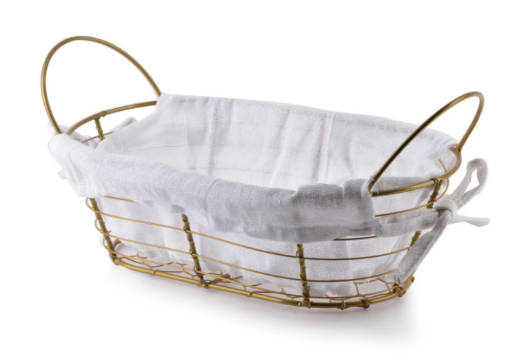 Panier WILL - Osier doré...