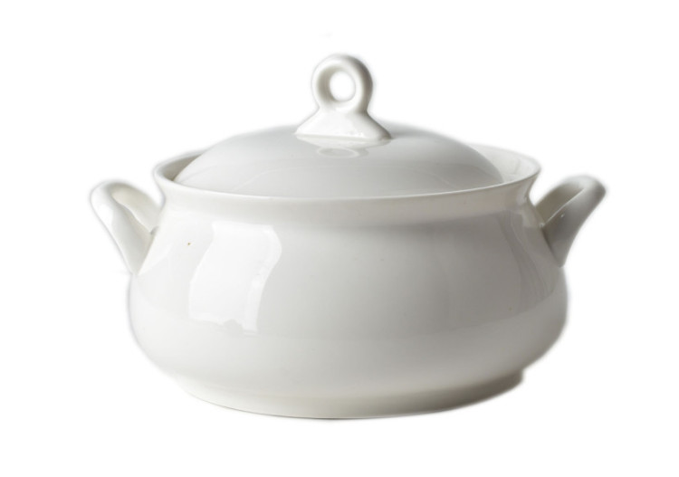 Soupière BASIC - Porcelaine 2,6L 23cm x 26cm x 17cm - HTNA1165 - Mondex