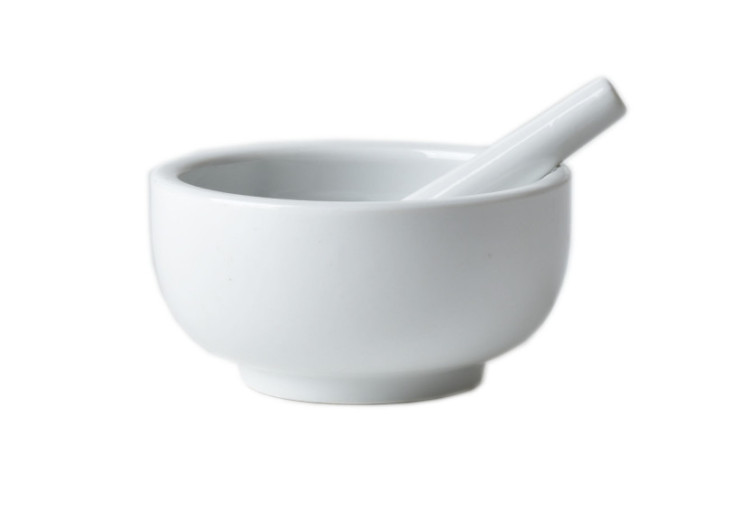 Mortier BASIC - Porcelaine 15cm x 15cm x 7,5cm - HTNA1257 - Mondex
