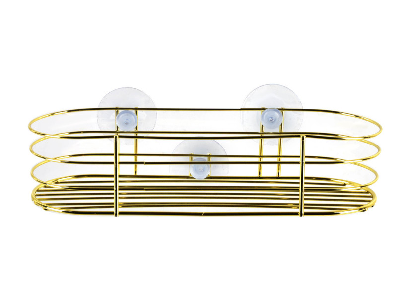 Porte-savon CARL GOLD - 24x8,5xh5cm pour un style raffiné - HTWM4104-PROM - Mondex