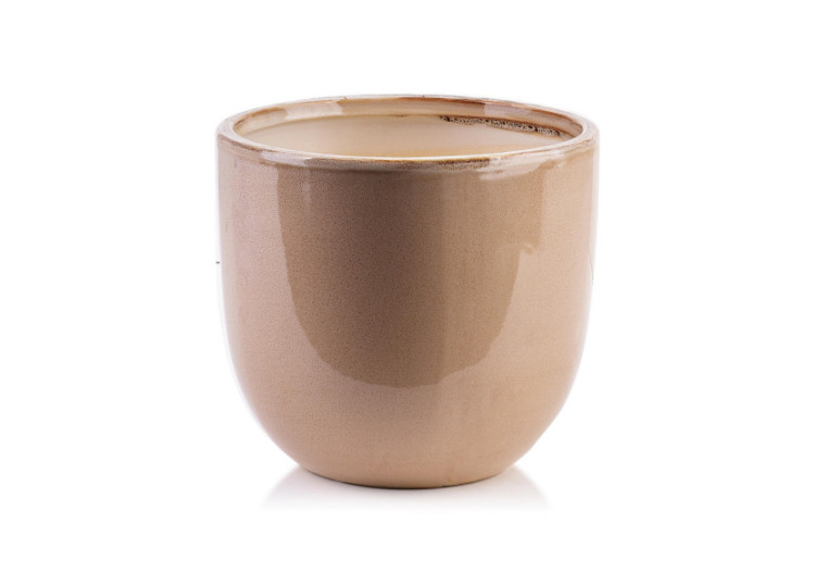 Vase YANDA BEIGE - Élégance classique 17xH:15,5cm - HTTS4517-PROM - Mondex