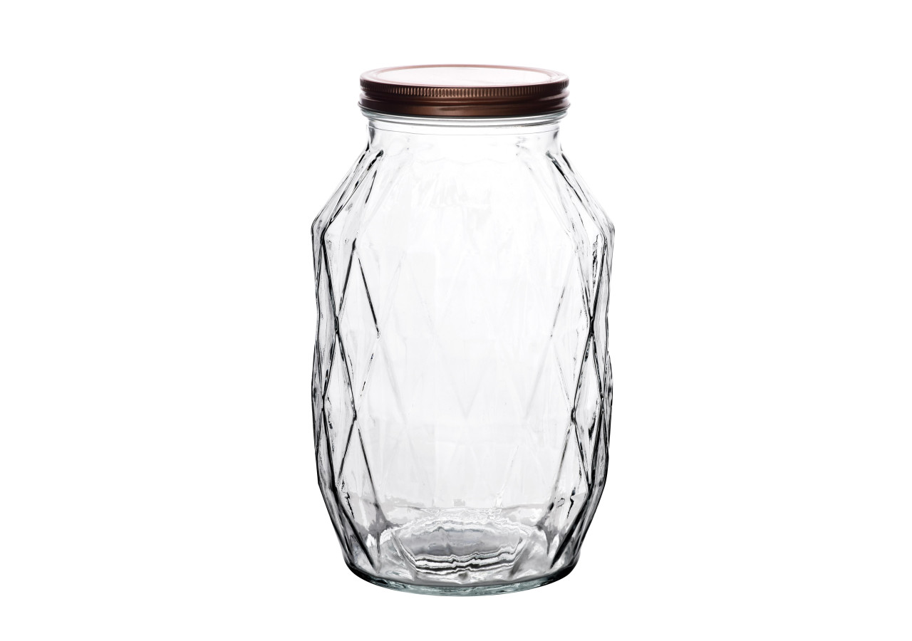Bocal en Verre BASIC KITCHEN - 3400ml, 10,5x17x26,2cm - HTID7543 - Allesken