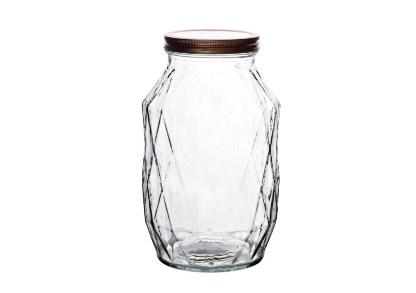 Bocal en Verre BASIC KITCHEN - 3400ml, 10,5x17x26,2cm - HTID7543 - Allesken