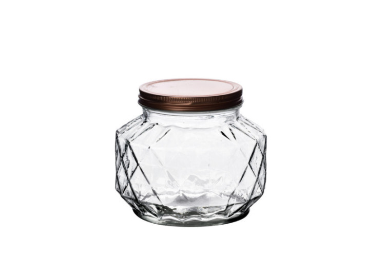 Bocal en Verre BASIC KITCHEN - 1400ml, 11x16x14cm - HTID7567 - Allesken