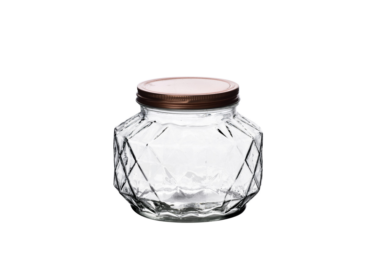 Bocal en Verre BASIC KITCHEN - 1400ml, 11x16x14cm - HTID7567 - Allesken