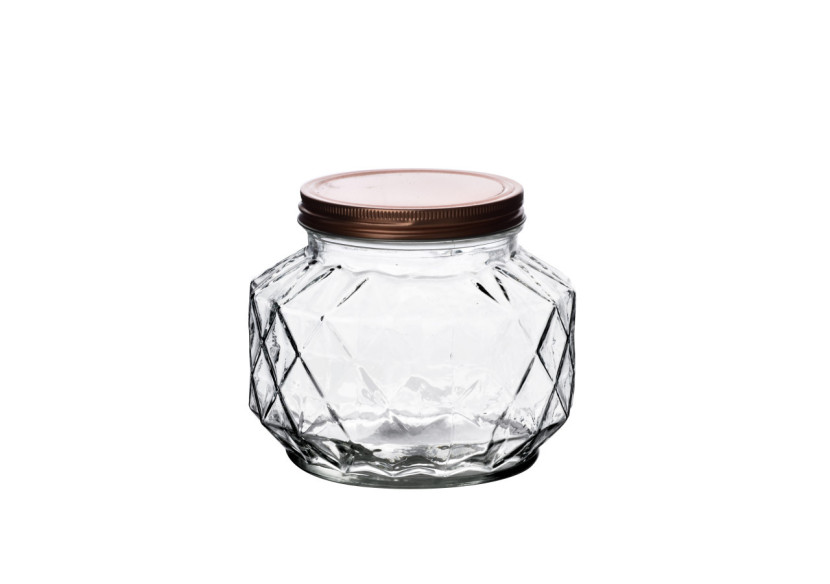 Bocal en Verre BASIC KITCHEN - 1400ml, 11x16x14cm - HTID7567 - Allesken