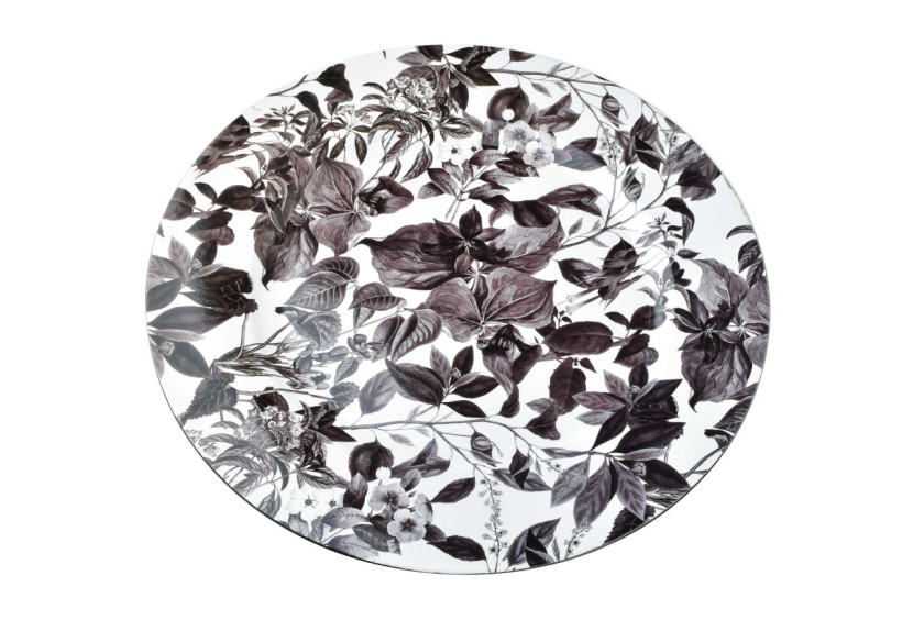 Sous-assiette BLANCHE FLOWERS - Décoratif 33 x 2 cm - HTOS9554-PROM - Mondex