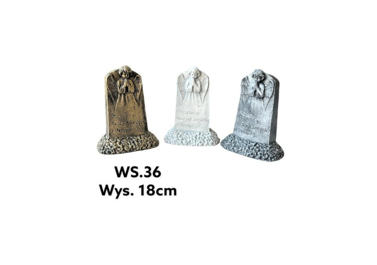 Figurine d'Ange sur Socle - 7x14,5x18cm en Doré - HTC0927-PROM - Mondex