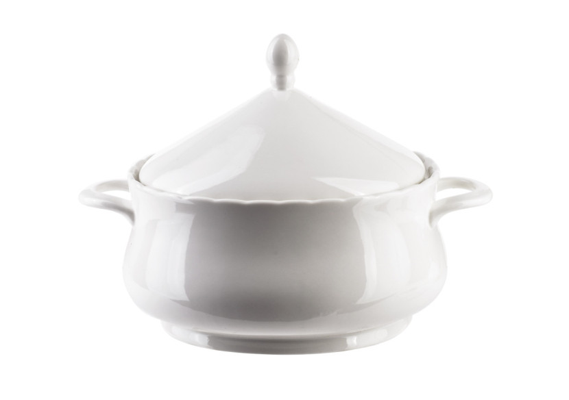Soupière BASIC - Porcelaine 1,9L 28x21xh20cm - HTNA6554 - Mondex