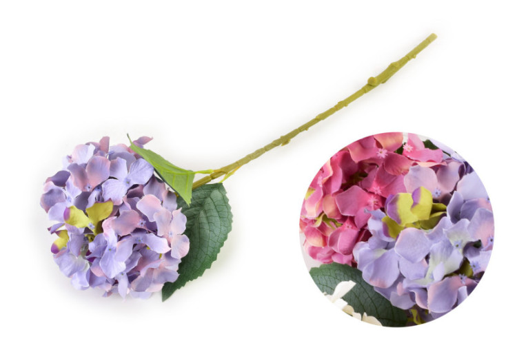 Fleur artificielle Hortensia VIRIDIS - 62x16cm, violet - HTQB2784 - Mondex