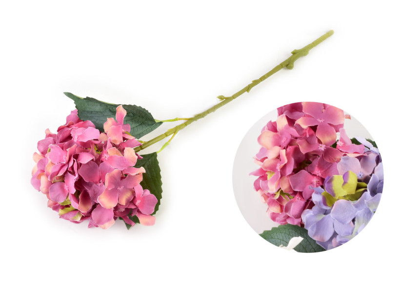 Fleur artificielle Hortensia VIRIDIS - 62x16cm, rouge - HTQB2791 - Mondex Fleur artificielle Hortensia VIRIDIS - 62x16cm, rouge - HTQB2791 - Mondex