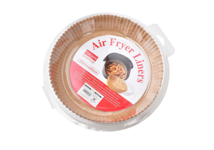 Ensemble de 50 moules en papier BASIC KITCHEN - Pour air fryer 20x20x4,5cm - HTXD2395 - Allesken