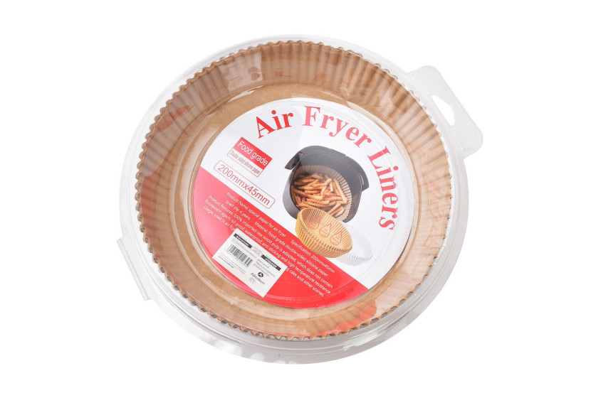 Ensemble de 50 moules en papier BASIC KITCHEN - Pour air fryer 20x20x4,5cm - HTXD2395 - Allesken