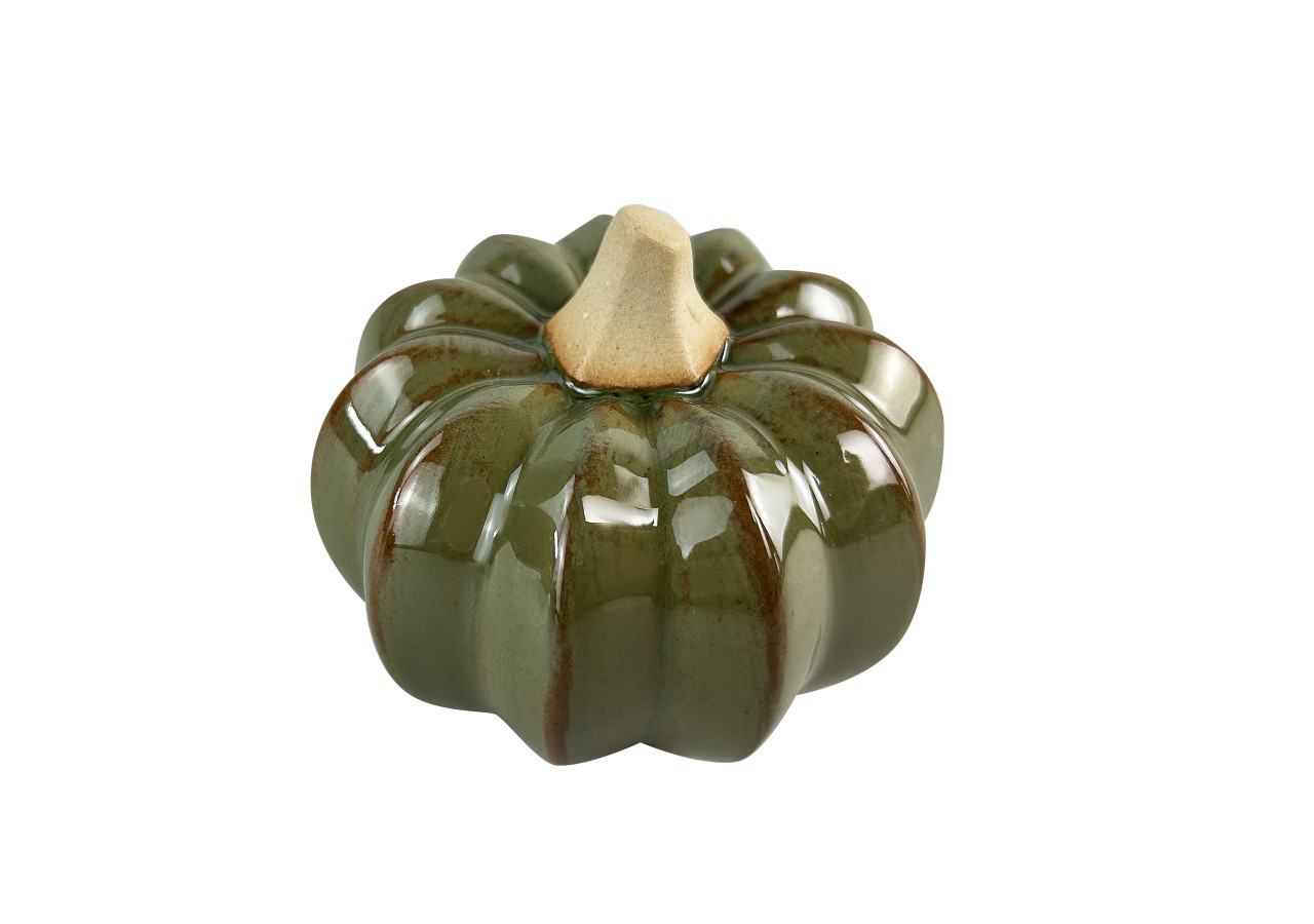 Figurine MAVE Citrouille 9x9x7cm - Charmante décoration saisonnière - HTC0567 - Mondex